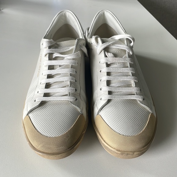 Brand New - Saint Laurent - Court Classic Low Top Sneakers - Picture 8 of 12